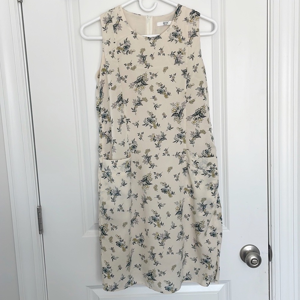 Eight 2 Five Women’s Sleeveless Floral Print A-Line Pocket Dress Size Medium